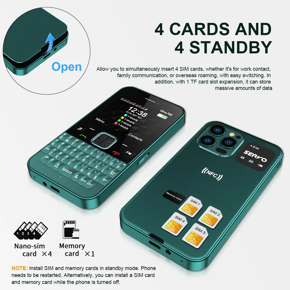 SERVO Ultra700 4SIM Card