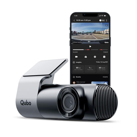 Qubo (2025 Edition) Car Dash Camera Pro 2K Resolution QHD Dash Cam from Hero Group | Made in India | USB Input | Wide Angle View