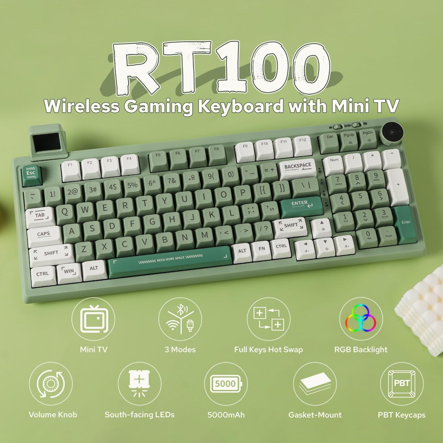 EPOMAKER RT100 97 Mechanical Keyboard