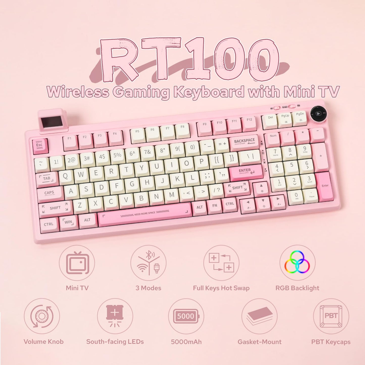 EPOMAKER RT100 97 Mechanical Keyboard
