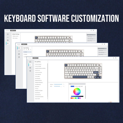 EPOMAKER P75 Wireless Aluminum Mechanical Keyboard