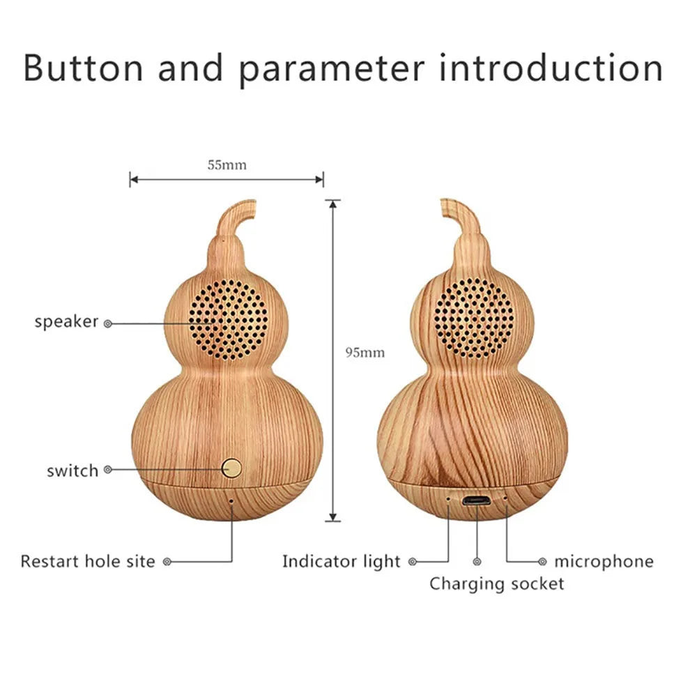 Mini Gourd-Shaped Speaker