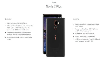Nokia 7 Plus – Imported from Dubai (New & Unused)