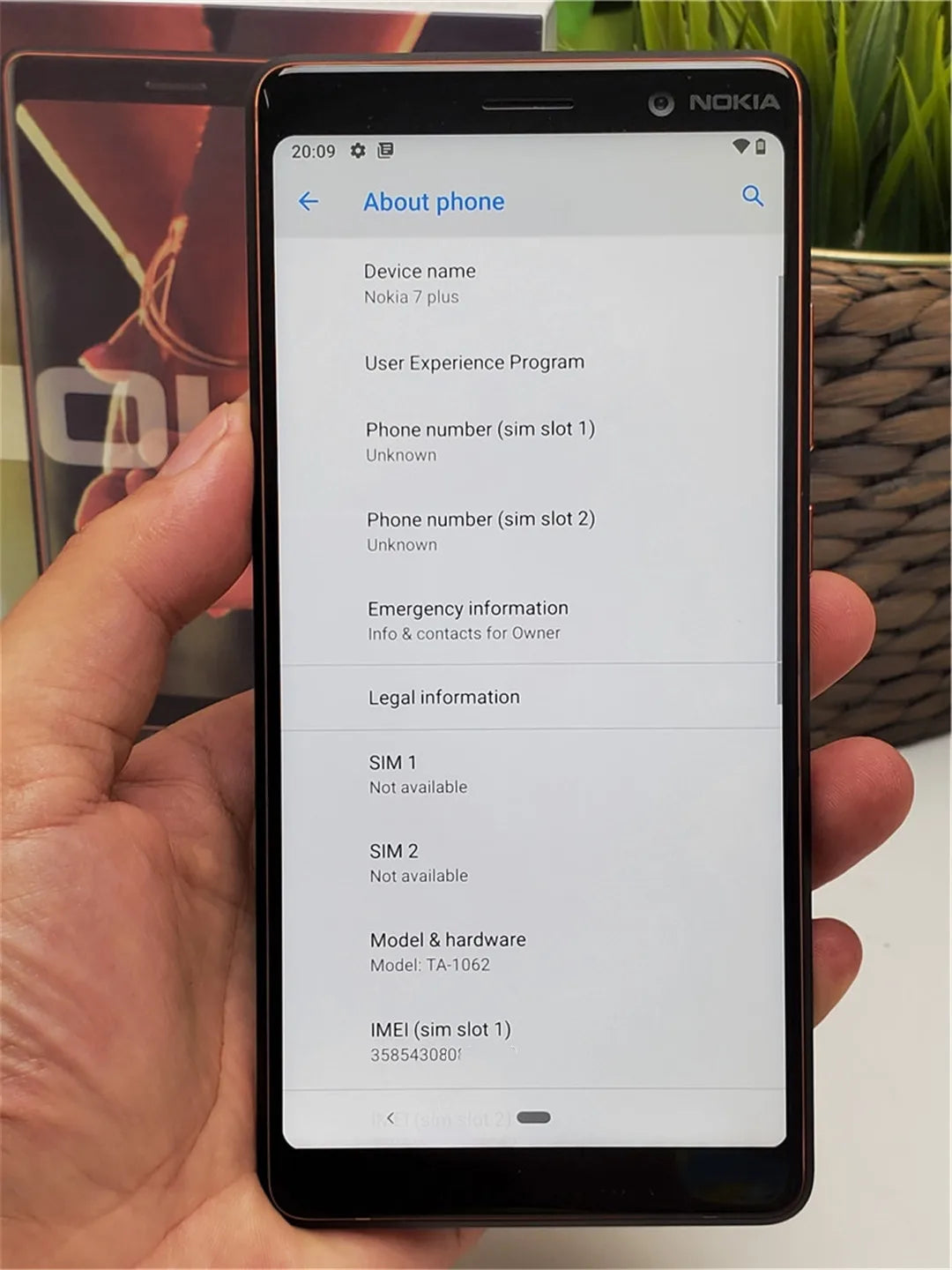 Nokia 7 Plus – Imported from Dubai (New & Unused)