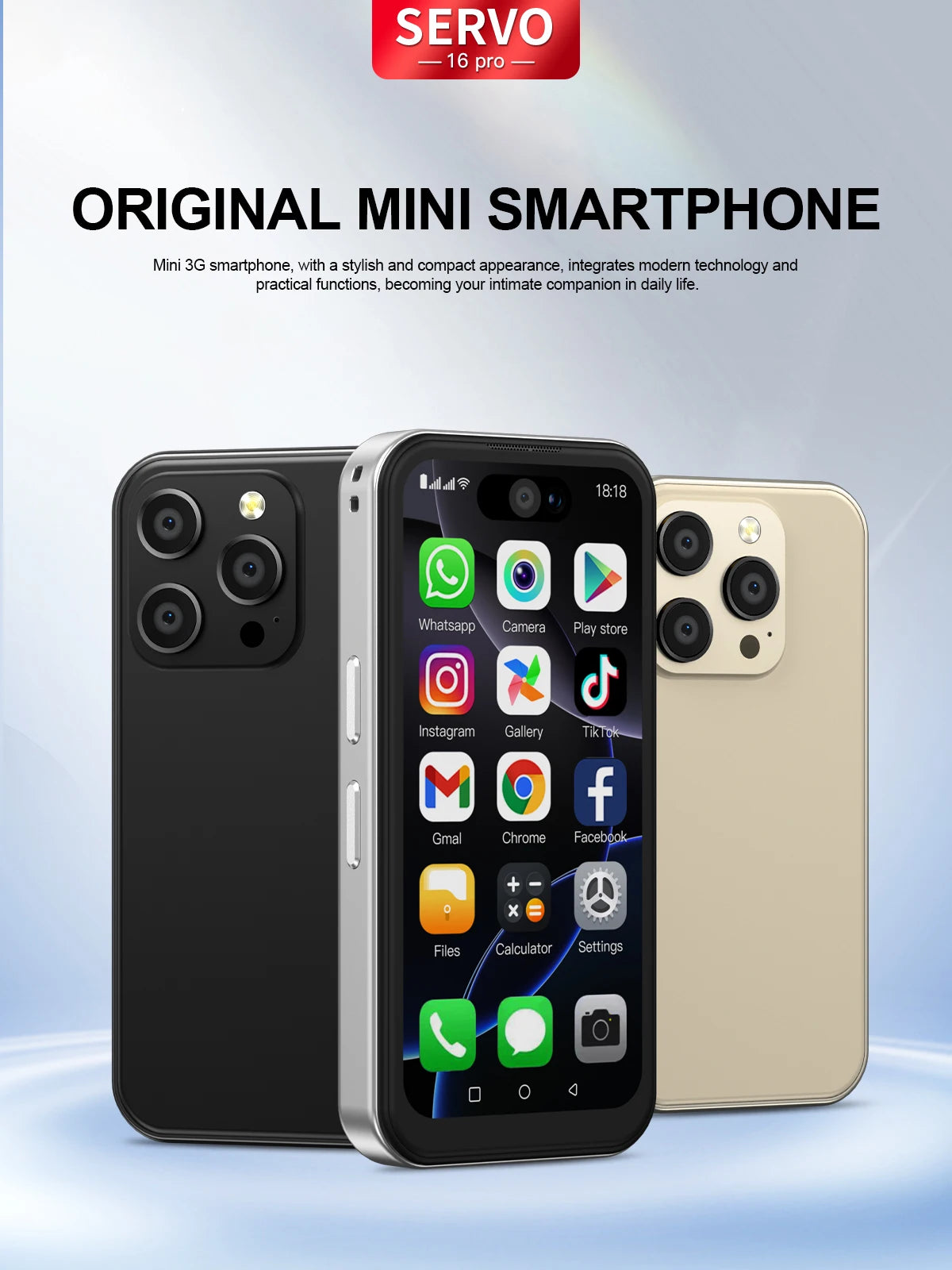 SIA PRO6 Mini 4G Smartphone (8GB RAM, 512GB Storage)