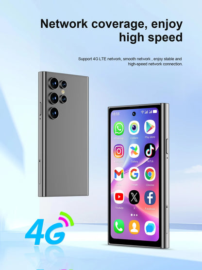 SERVO S27 Mini 4G Version Small Smartphone Android 12.0 OS ROM 16/64GB Google Play Face Unlock Compact Smart Phone Dual SIM Card