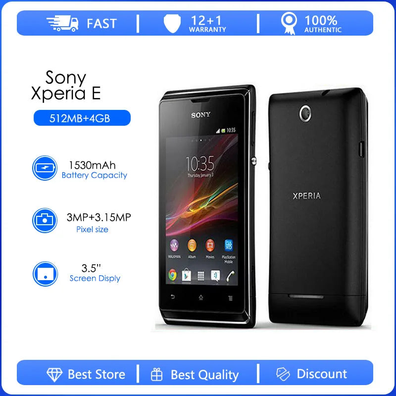 Sony Xperia E C1505 – Imported from Dubai (New & Unused)
