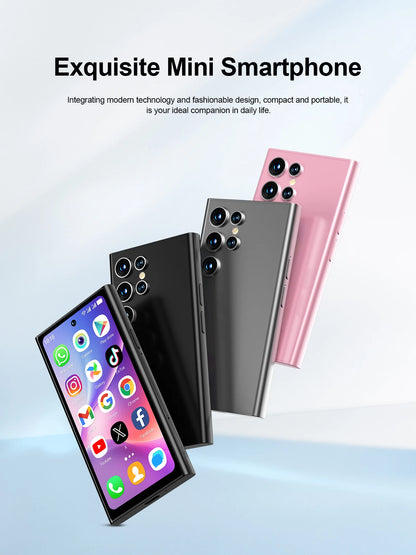 SERVO S27 Mini 4G Version Small Smartphone Android 12.0 OS ROM 16/64GB Google Play Face Unlock Compact Smart Phone Dual SIM Card