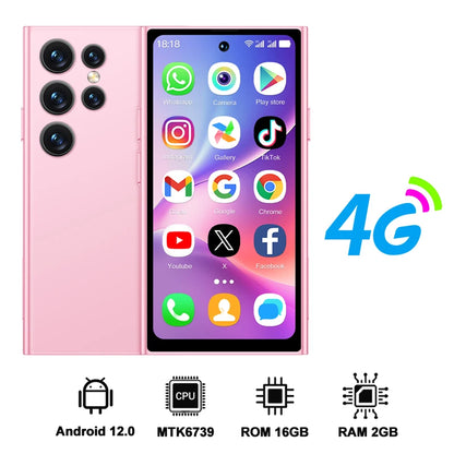 SERVO S27 Mini 4G Version Small Smartphone Android 12.0 OS ROM 16/64GB Google Play Face Unlock Compact Smart Phone Dual SIM Card