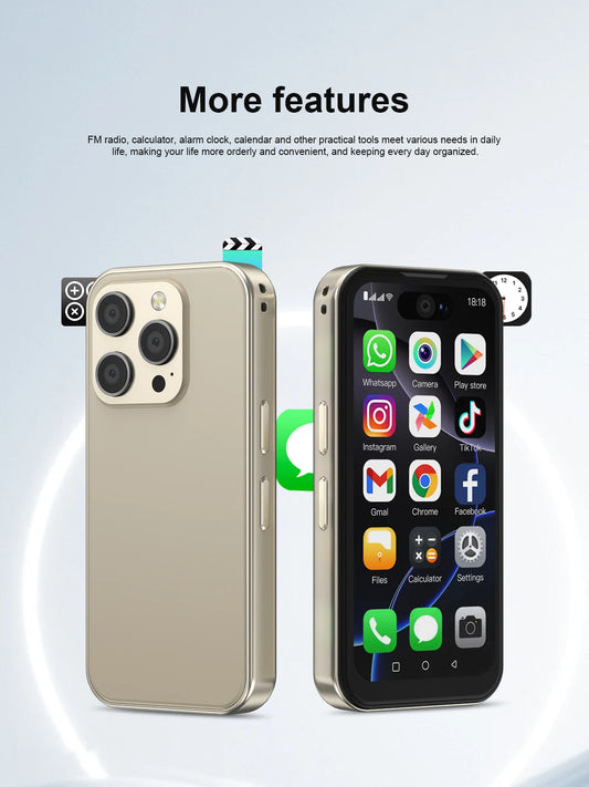 SIA PRO6 Mini 4G Smartphone (8GB RAM, 512GB Storage)