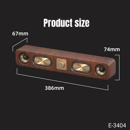 Wooden Bluetooth Speakers Portable SoundBar