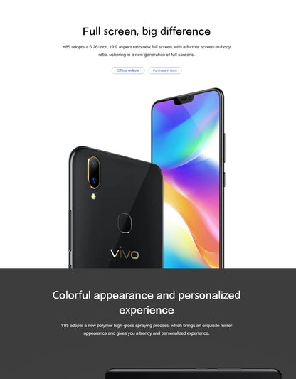 Vivo Y85 – Imported from Dubai (New & Unused)