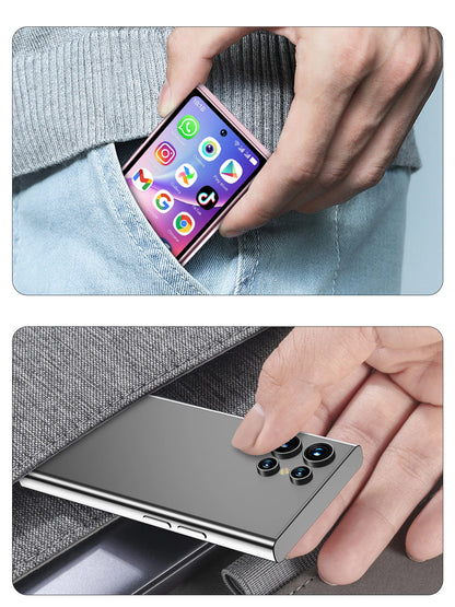 SERVO S27 Mini 4G Version Small Smartphone Android 12.0 OS ROM 16/64GB Google Play Face Unlock Compact Smart Phone Dual SIM Card