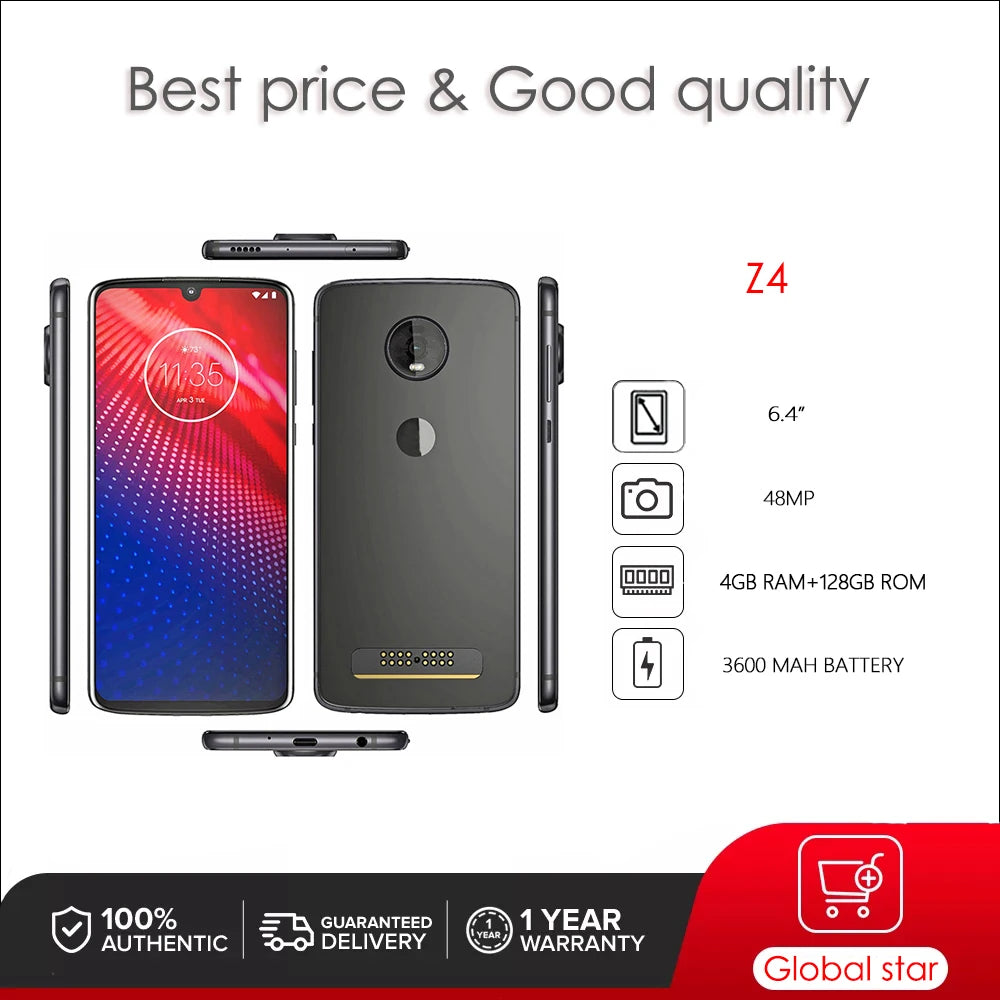 Motorola Moto Z4 – Imported from Dubai (New & Unused)