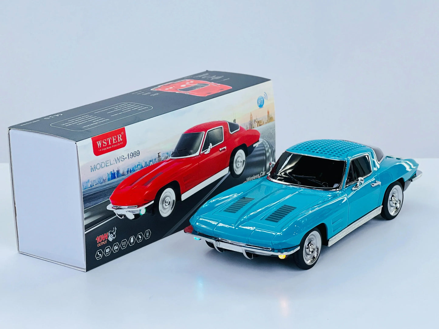 1969 Chevrolet Corvette  Car Shaped Bluetooth Speaker