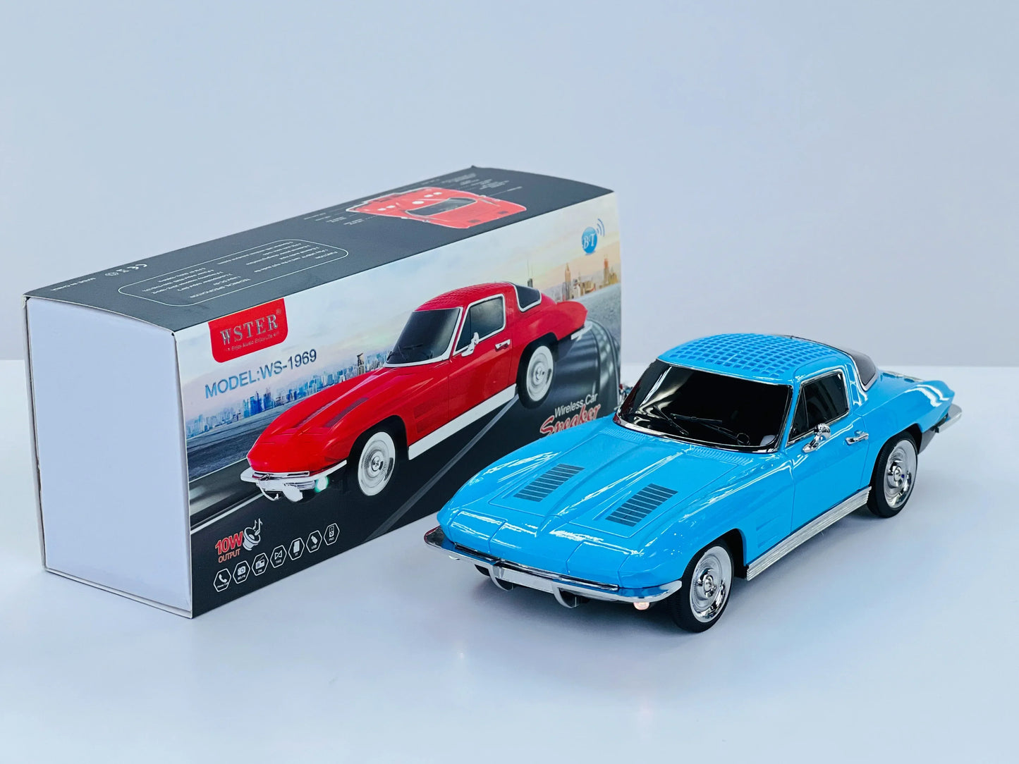 1969 Chevrolet Corvette  Car Shaped Bluetooth Speaker