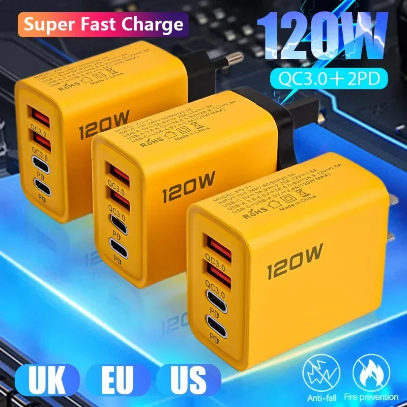 120W QC3.0 Quick Chargers