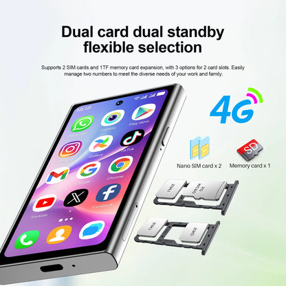 SERVO S27 Mini 4G Version Small Smartphone Android 12.0 OS ROM 16/64GB Google Play Face Unlock Compact Smart Phone Dual SIM Card